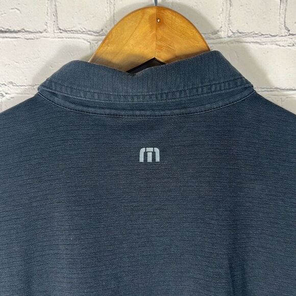 Travis Matthew Black Pink Golf Polo Short Sleeve Shirt Mens L Large - Picture 4 of 9